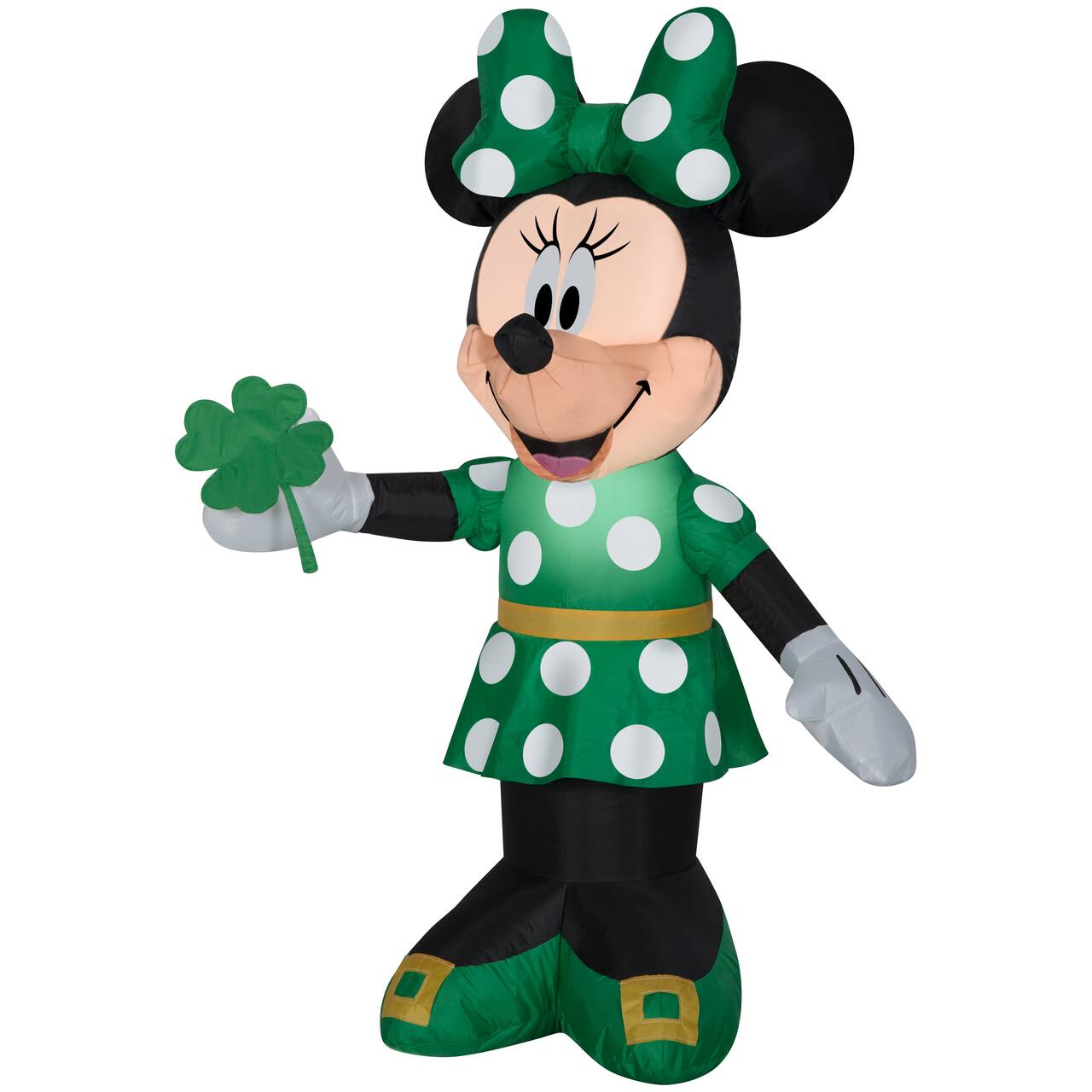 3.5ft. Airblown® Inflatable St. Patrick's Day Minnie Mouse